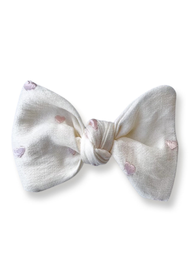 Camille | Embroidered Hair Bow