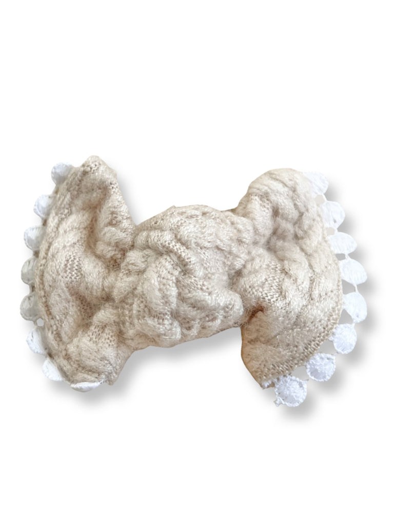 Cable Knit Cutie | Hair Bow